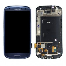 LCD+Touch screen Samsung i9300 Galaxy S3 blue originalas
