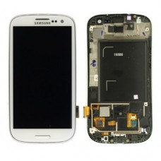 LCD+Touch screen Samsung i9300 Galaxy S3 white originalas