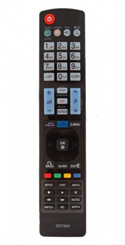 TV pultas LG UCT-041 ((AKB73756502, 6710V00088A, 6710V00088B, AKB73615307, AKB72914004, AKB72914209, AKB72914066, AKB73615303, 6710V00077V, 6710V00112Q) universalus