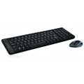 Bevielė klaviatūra + bevielė optinė pelė 1000dpi Logitech Combo MK220 