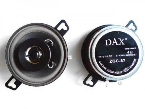 Automobiliniai garsiakalbiai 3.5" (8.7cm) 100W 4Ώ Dax ZGC-87 