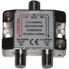 SAT-TV diplekseris - sumatorius  0.15↔2400MHz
