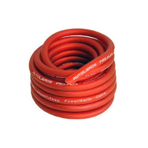 Kabelis maitinimo OFC 4AWG (20mm²) varinis (Cu) raudonas (red)