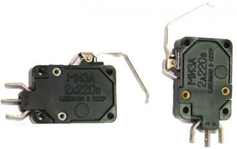 Mikrojungiklis su svirtele MI3A 2A/250VAC ON-ON