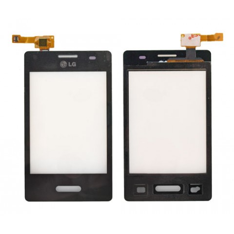 Touch screen LG E430 L3-2 black originalas