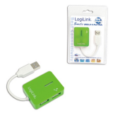 USB 2.0 šakotuvas 4 lizdai Logilink UA0138 žalias (green)