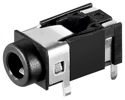 Lizdas 3,5mm lituojamas į plokštę stereo 