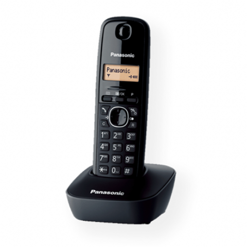 Telefonas bevielis Panasonic KX-TG1611FX juodas