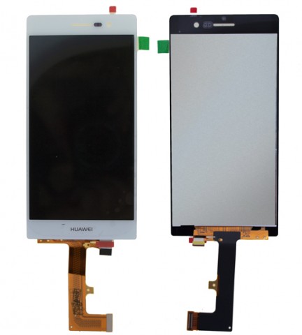 LCD+Touch Huawei Ascend P7 white originalas 
