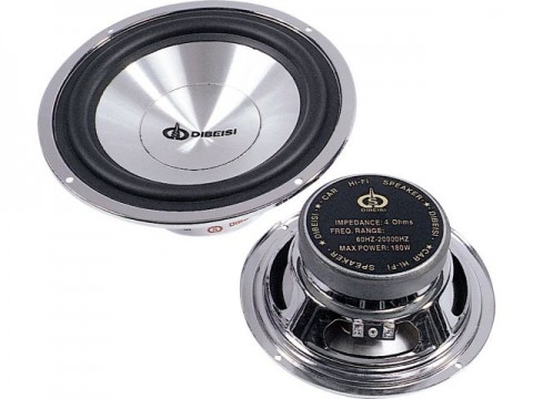 Žemų dažnių garsiakalbis 6.5" (16.5 cm) 125W 50Hz - 6kHz 4Ώ Dibeisi 6505-4