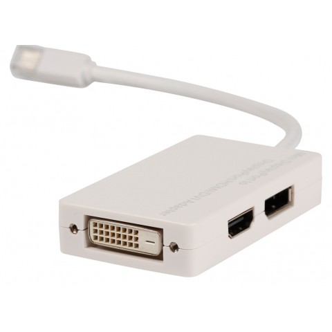 Adapteris DisplayPort mini-DVI+DP+HDMI (K-L) 0,2m 