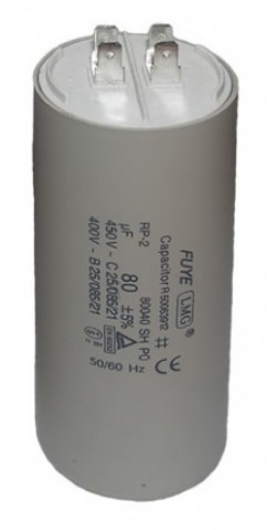 Kondensatorius variklio paleidimui 60.0uF 450V 50x120mm 