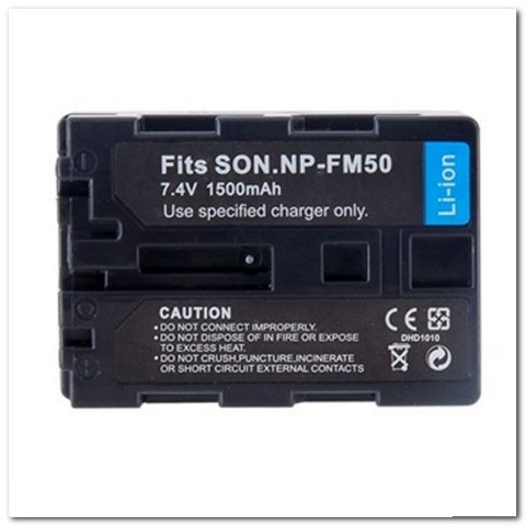 Akumuliatorius vaizdo kamerai Sony NP-FM50 7,4V 1500mAh  