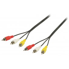 Laidas 3RCA-3RCA (K-K) 1,5m 