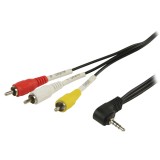 Laidas 3,5-3RCA (K-K) 1m 