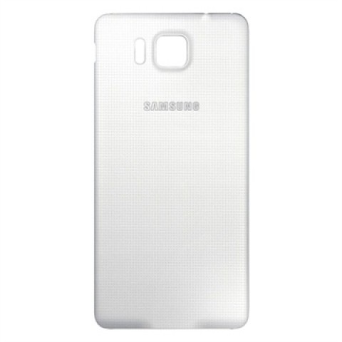 Galinis dangtelis Samsung G850F Galaxy Alpha white originalas