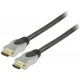 Laidas HDMI-HDMI (K-K) 0,75m Gold High Speed with Ethernet 