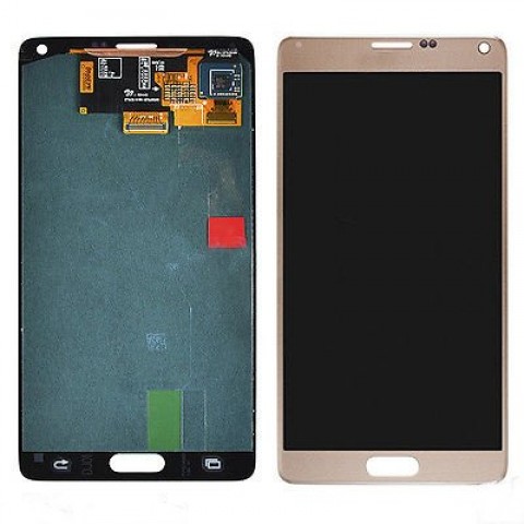 LCD+Touch screen Samsung N910 Galaxy Note4 gold originalas 