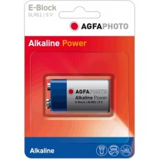 Elementas 9V HR6F22 6LR61 AgfaPhoto Alkaline Power