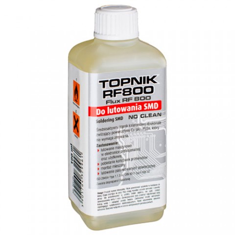 Litavimo fliusas 100ml SMD elementams neplaunamas RF800 Topnik