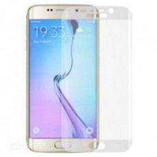 LCD apsauginis stikliukas Samsung G925 Galaxy S6 Edge Tempered Glass silver lenktas 