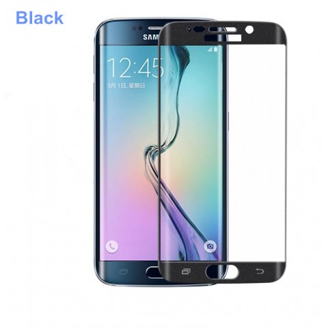 LCD apsauginis stikliukas Samsung G935 Galaxy S7 Edge black lenktas 