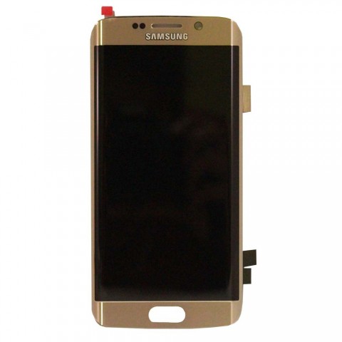 LCD+Touch screen Samsung G928 Galaxy S6 Edge Plus gold originalas 