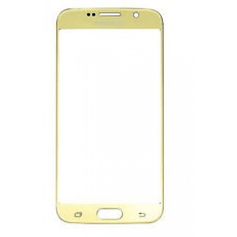 LCD stikliukas Samsung G920F Galaxy S6 gold HQ