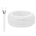 Elektros kabelis YDYp 2x2.5mm² baltas