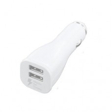 Automobilinis įkroviklis 12-24V 2xUSB 5V/9V 2A greito krovimo (QC3.0) Samsung EP-LN920 baltas (white) (O)