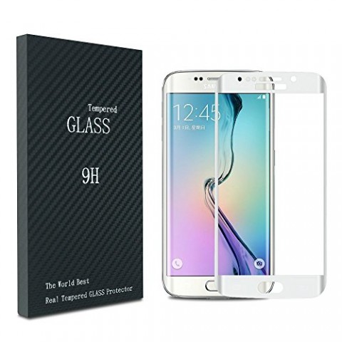 LCD apsauginis stikliukas Samsung G935 Galaxy S7 edge Tempered Glass lenktas Gold