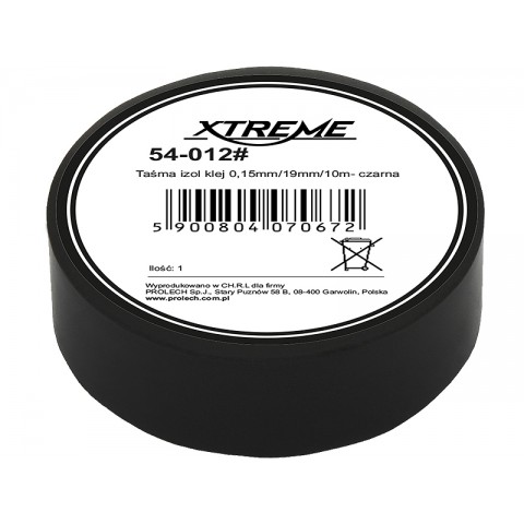 Izoliacija Vini Tape 0.15x19x10m Xtreme juoda (black)