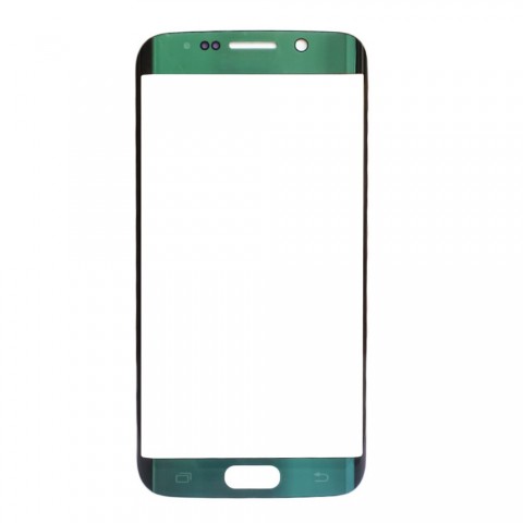 LCD stikliukas Samsung G925 Galaxy S6 Edge green lenktas HQ