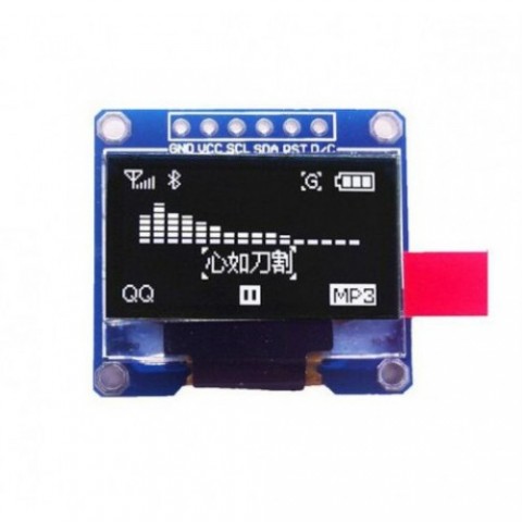 Ekranas OLED 1.3" 128x64 7pin