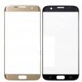 LCD stikliukas Samsung G935 Galaxy S7 Edge gold lenktas HQ