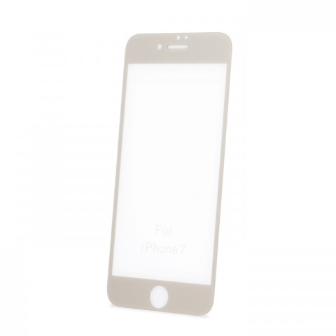 LCD apsauginis stikliukas iPhone 7 Tempered Glass gold 