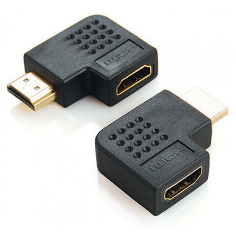 Adapteris HDMI-HDMI (K-L) kampu gold