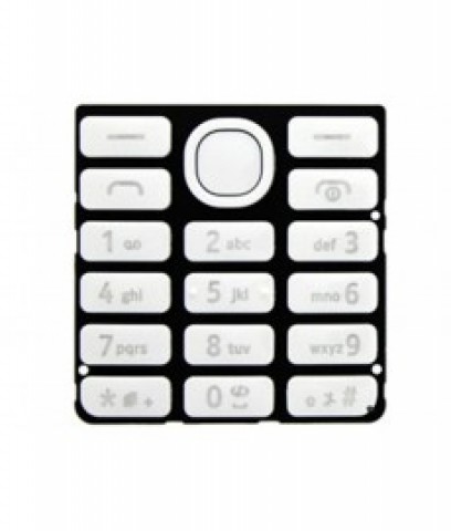 Klaviatūra Nokia 206 white HQ