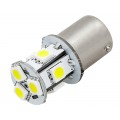 Automobilinė LED lemputė BA15 12V 1.6W 6500K 110lm