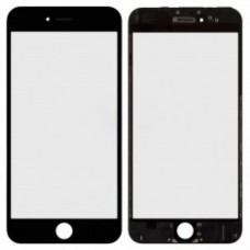 LCD stikliukas Apple iPhone 6S su rėmeliu ir OCA black (O) 
