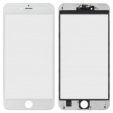 LCD stikliukas Apple iPhone 5S su rėmeliu ir OCA white (O) 