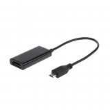 MHL kabelis USB micro 5p -HDMI+USB micro (K-L) 0,25m 
