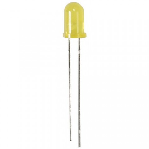 Šviesos diodas 5mm geltonas difuzinis L-513YD 