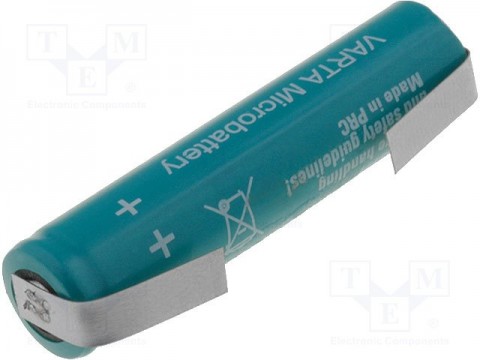 Akumuliatorius AAA (R03) 1,2V 700mAh NiMH su kontaktais