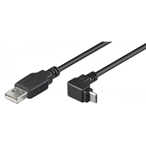 Laidas USB - USB micro (K-K) kampu 1.8m Goobay