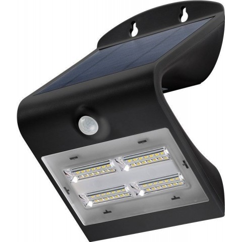 LED lauko šviestuvas su saulės baterija ir judesio davikliu 3.2W Goobay
