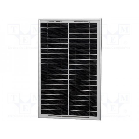Saulės baterijos modulis 20W 17.49V 1.14A (505x353x25mm)