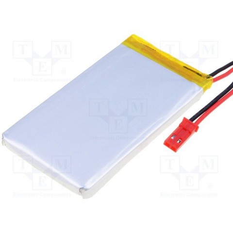 Akumuliatorius 3.7V 1800mAh 5.8x41x74mm Li-Polymer