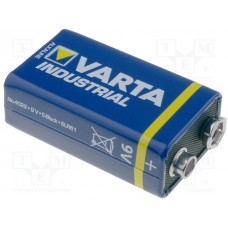 Elementas 9V HR6F22 6LR61 Varta Industrial Pro