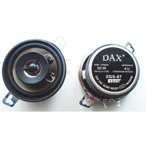 Automobiliniai garsiakalbiai 3.5" (8,7cm) 90W 4Ώ Dax ZGS-87